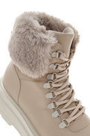 Women's Beige Thick Soled Casual Boots | Derimod