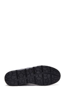 Men's Navy Blue Leather Casual Shoes | Derimod