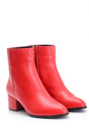 Women's Heeled Leather Boots | Derimod