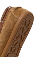 Women's Tan Suede Leather Loafer | Derimod