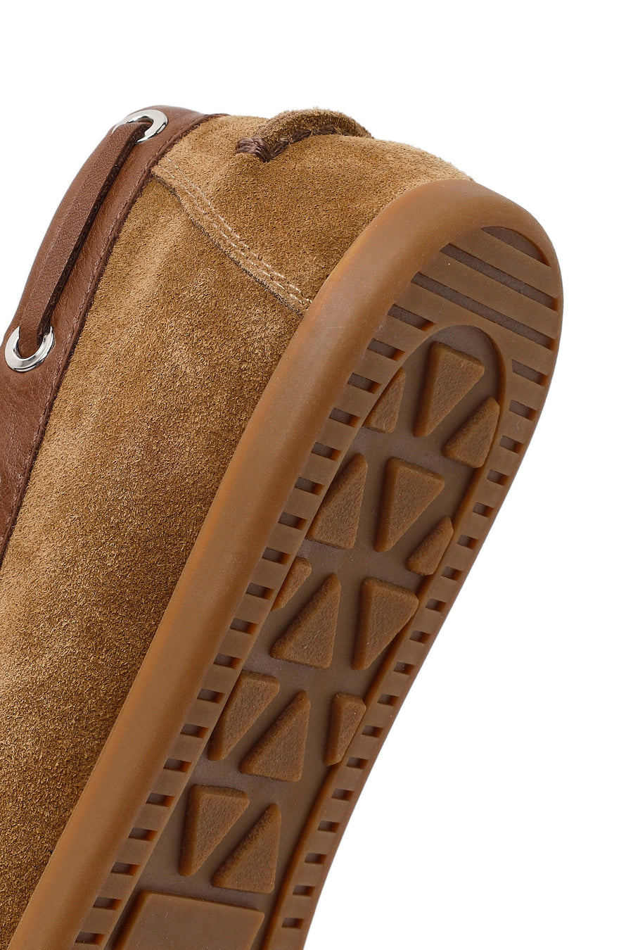 Women's Tan Suede Leather Loafer