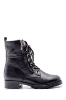 Women's Leather Zipper Detailed Boots | Derimod