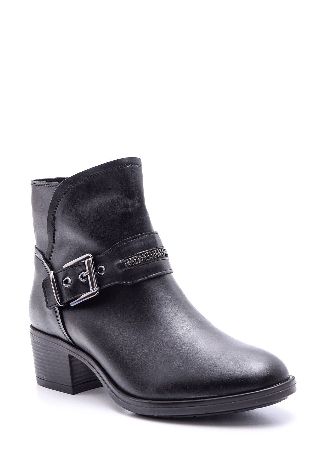 Women's Buckle Detailed Boots 19WFE151918 | Derimod