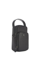 Men's Black Long Strap Leather Handbag | Derimod