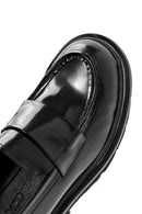 Men's Black Leather Casual Loafer | Derimod