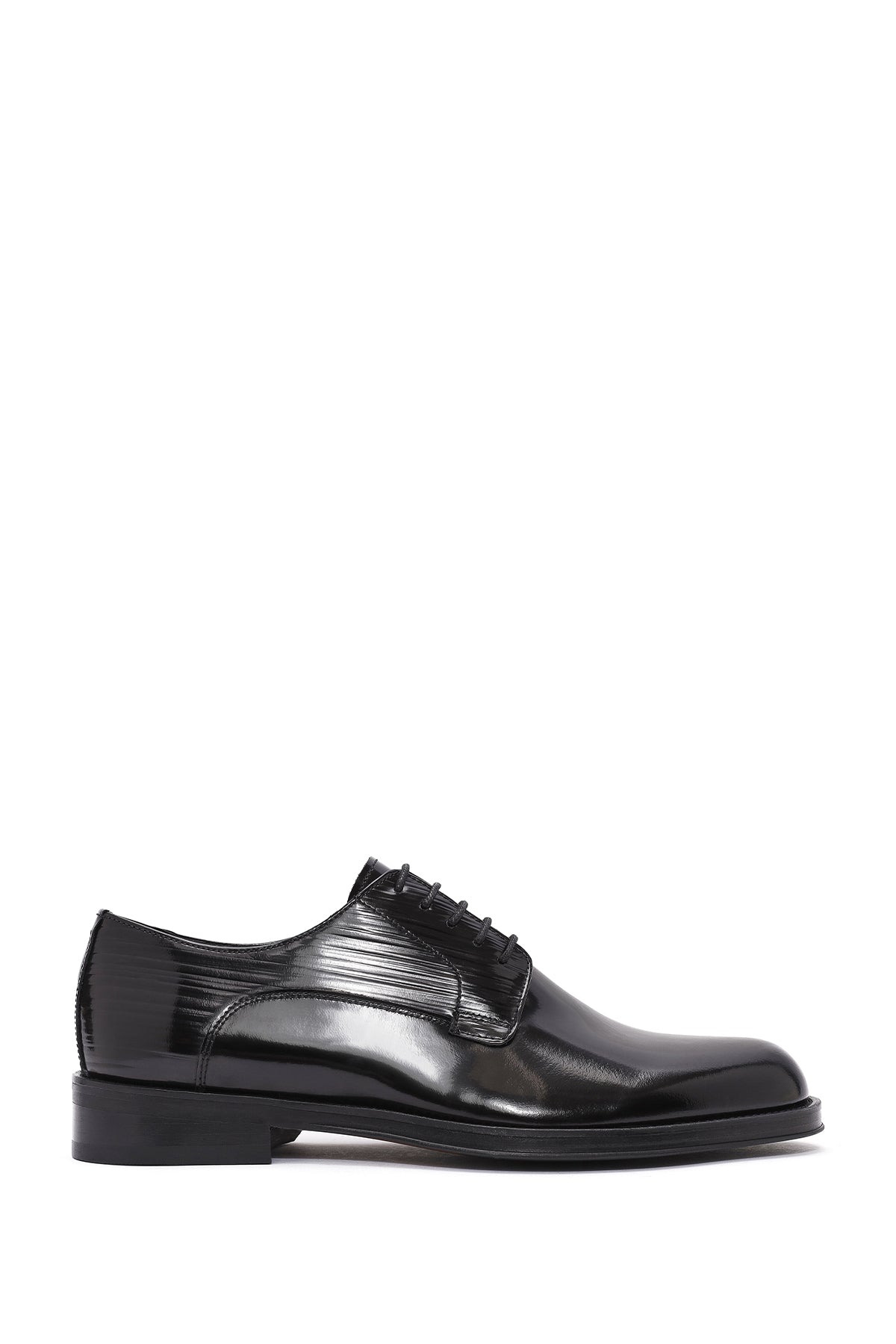 Men's Black Laced Leather Classic Shoes 25SFD621522 | Derimod