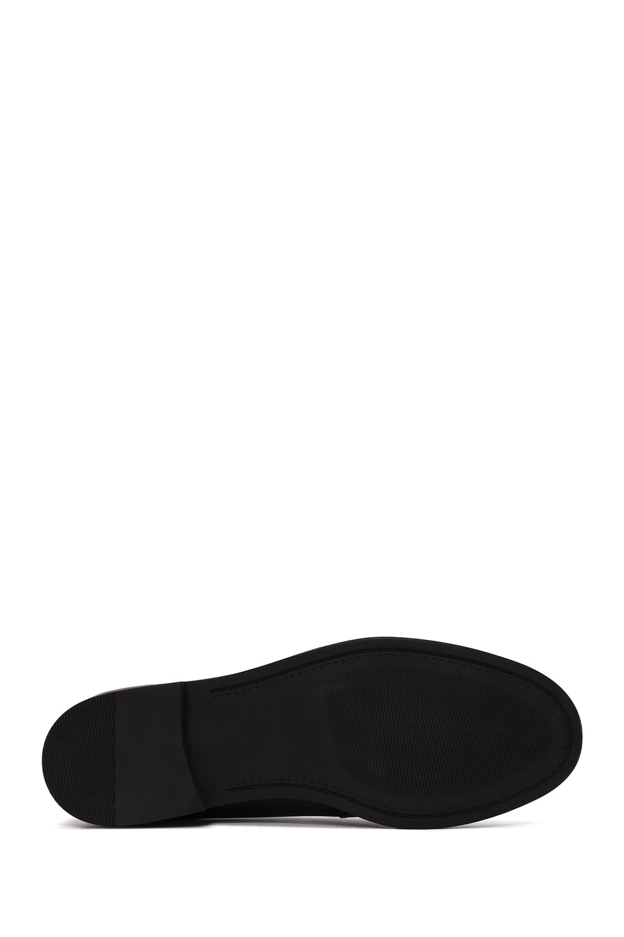Kadın Siyah Deri Loafer