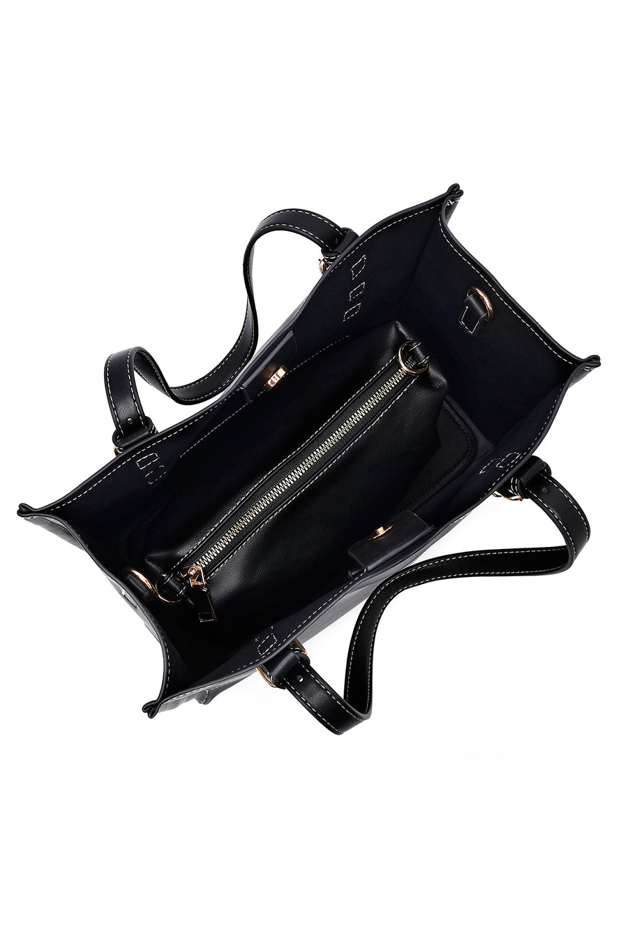 Woman Black Long Strap Shoulder Bag