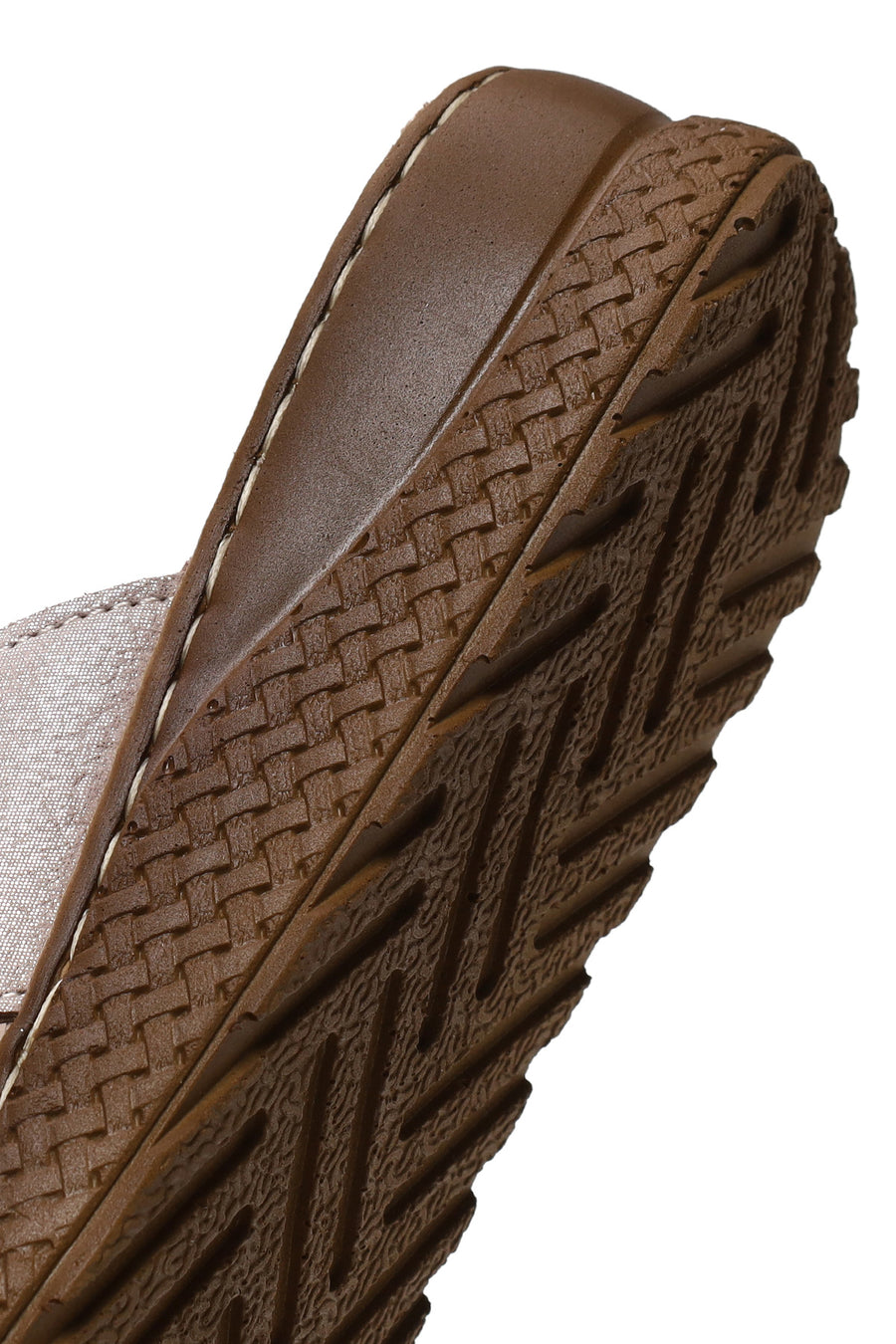 Woman Mink Wedge Comfort Slipper