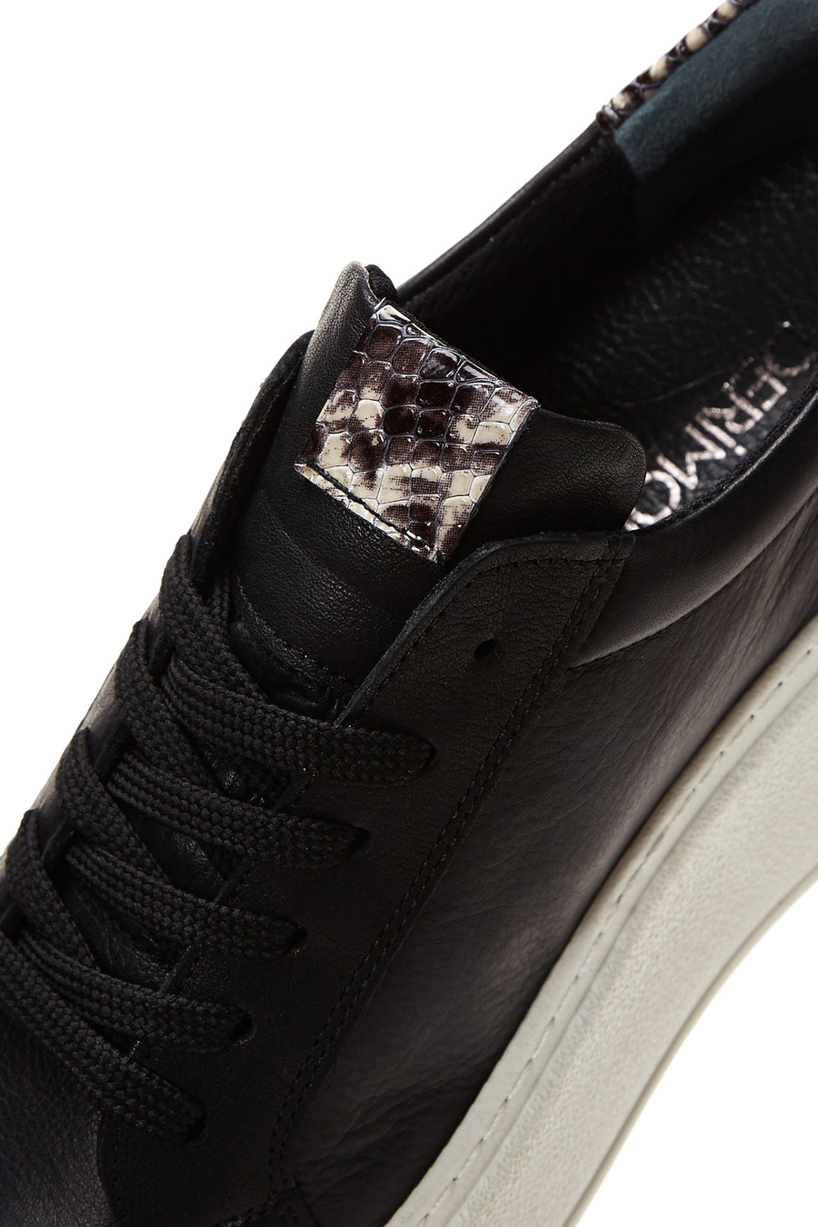Women's Leather High Sole Sneaker