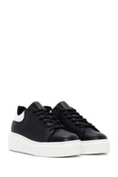 Women's Black Thick Soled Sneaker | Derimod