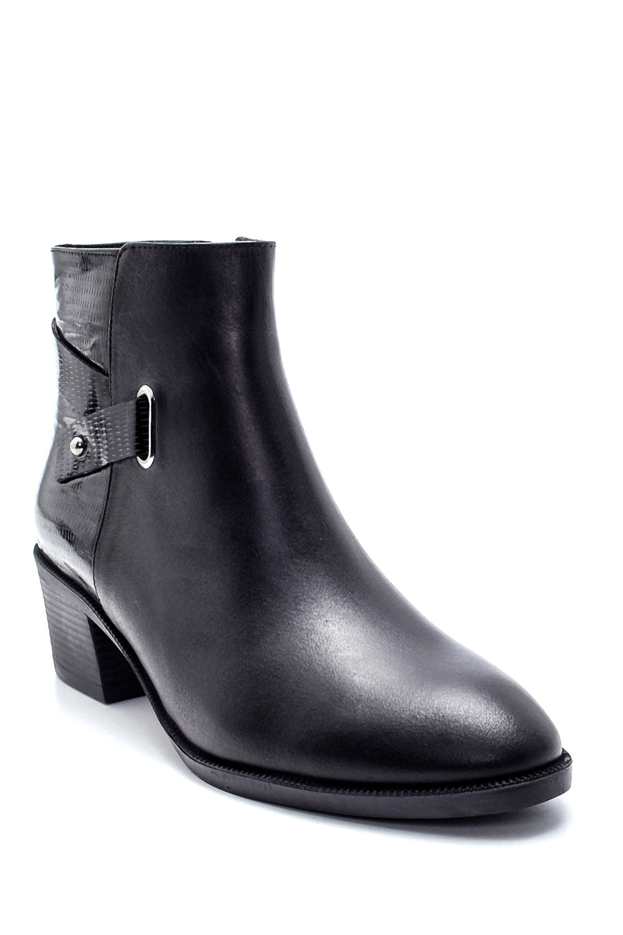 Women's Leather Heeled Boots