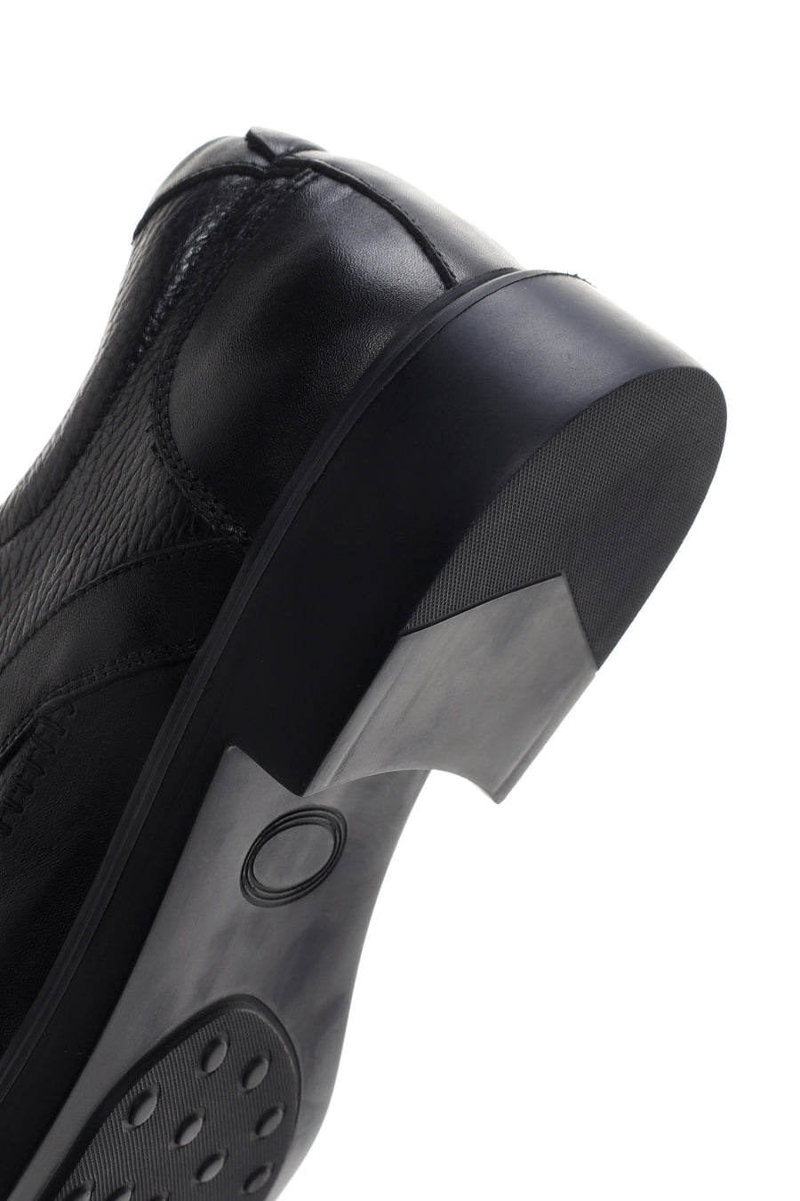 Men's Black Leather Casual Shoes