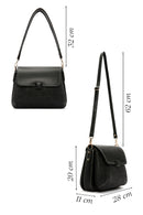 Women's Black Long Strap Crossbody Bag | Derimod