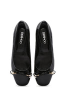 Women's Black Patent Leather Ballerinas | Derimod