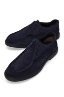 Male Navy Lace-up Suede Casual Shoes | Derimod