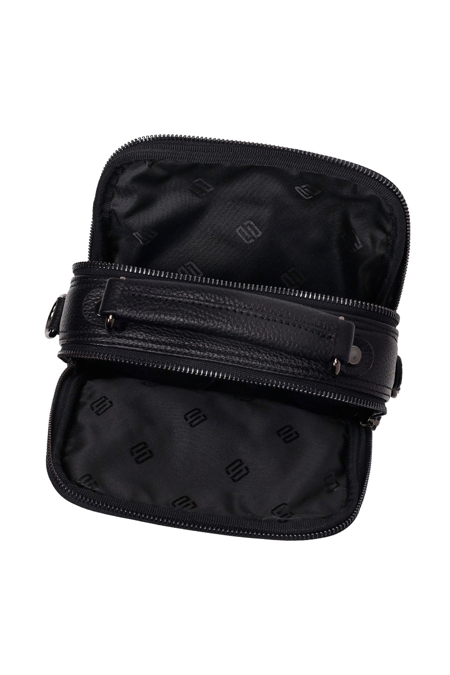 Male Black Leather Handbag