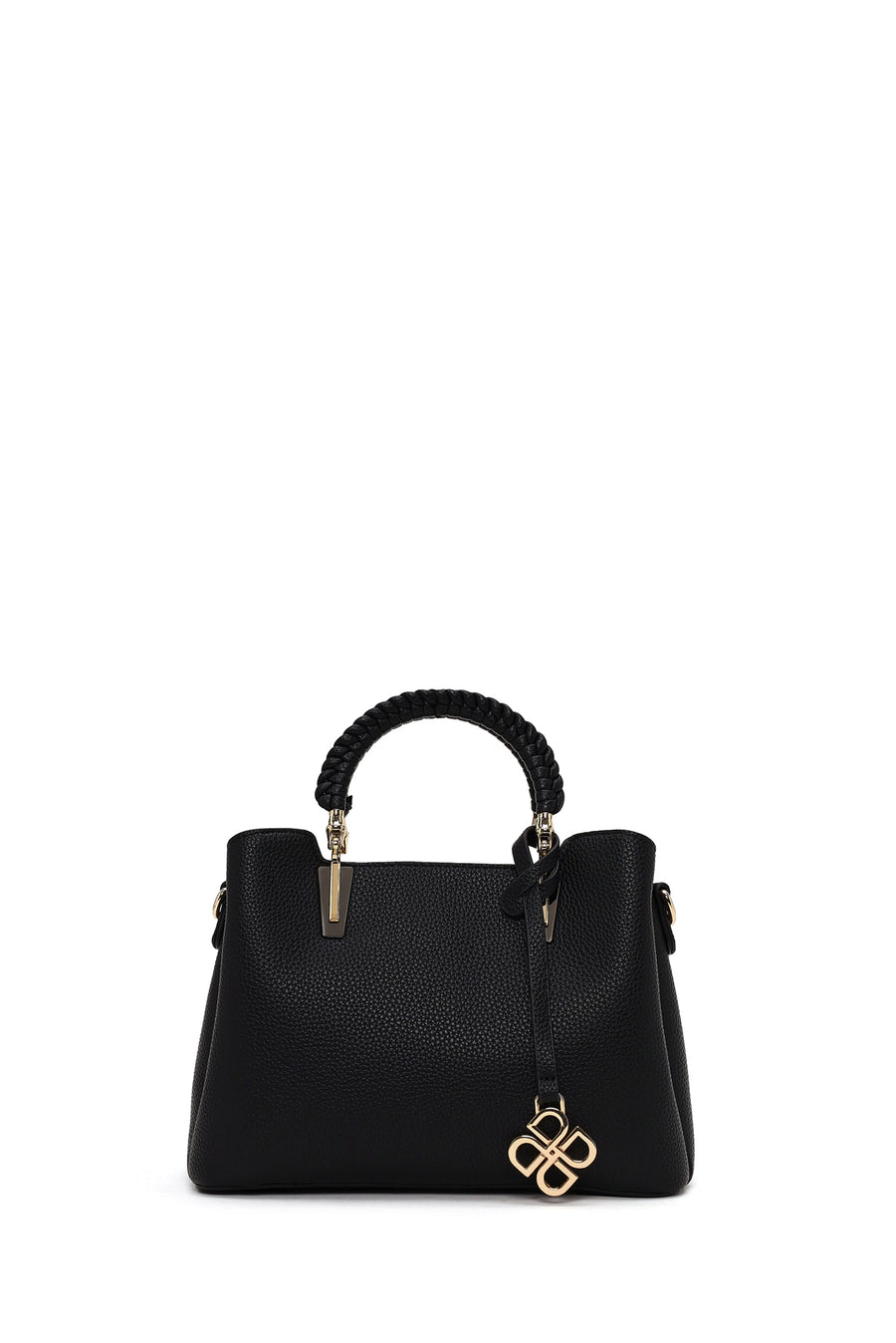 Woman Black Long-Strap Shoulder Bag