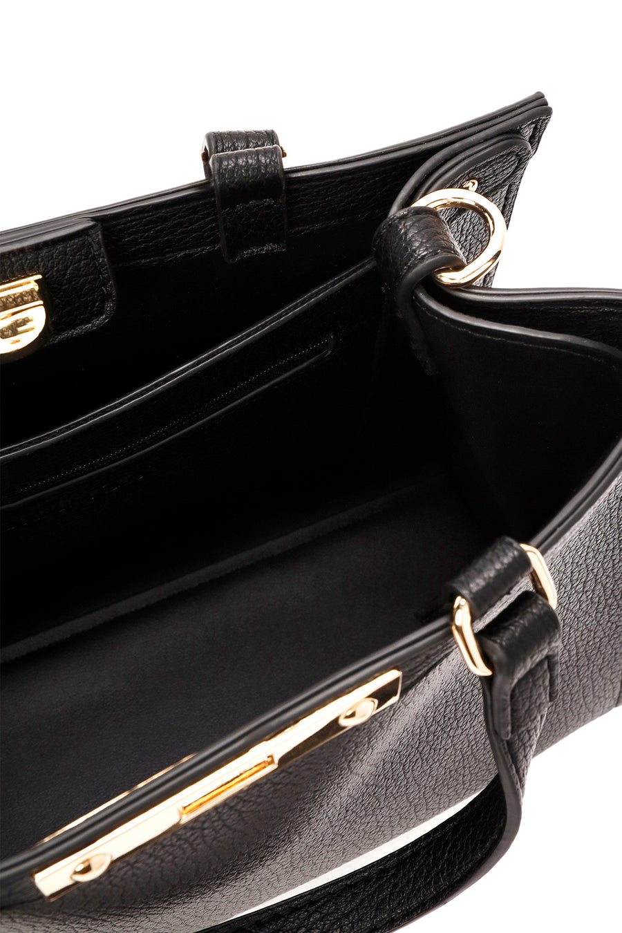 Women's Black Long Strap Shoulder Bag