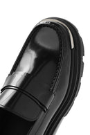 Men's Black Leather Loafer | Derimod