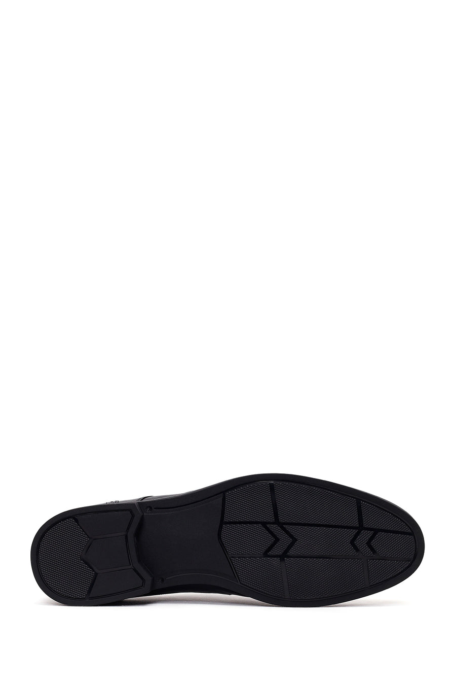 Male Black Lace-up Leather Casual Shoes
