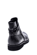 Men's Leather Buckle Detailed Casual Boots | Derimod