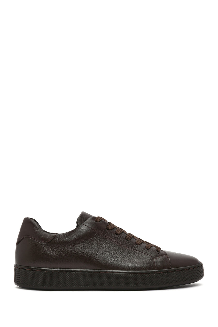 Men's Brown Lace-Up Leather Sneaker 25SFD640118 | Derimod