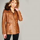 Gabriela Women's Leather Jacket | Derimod