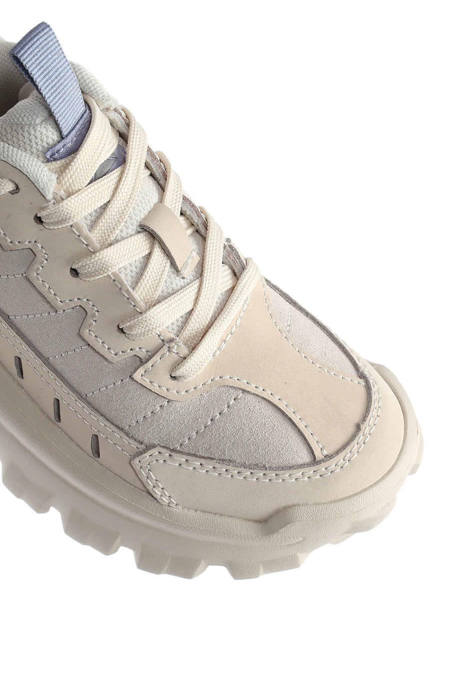 Caterpillar Kadın Bej İntruder Essential Bağcıklı Süet Deri Sneaker