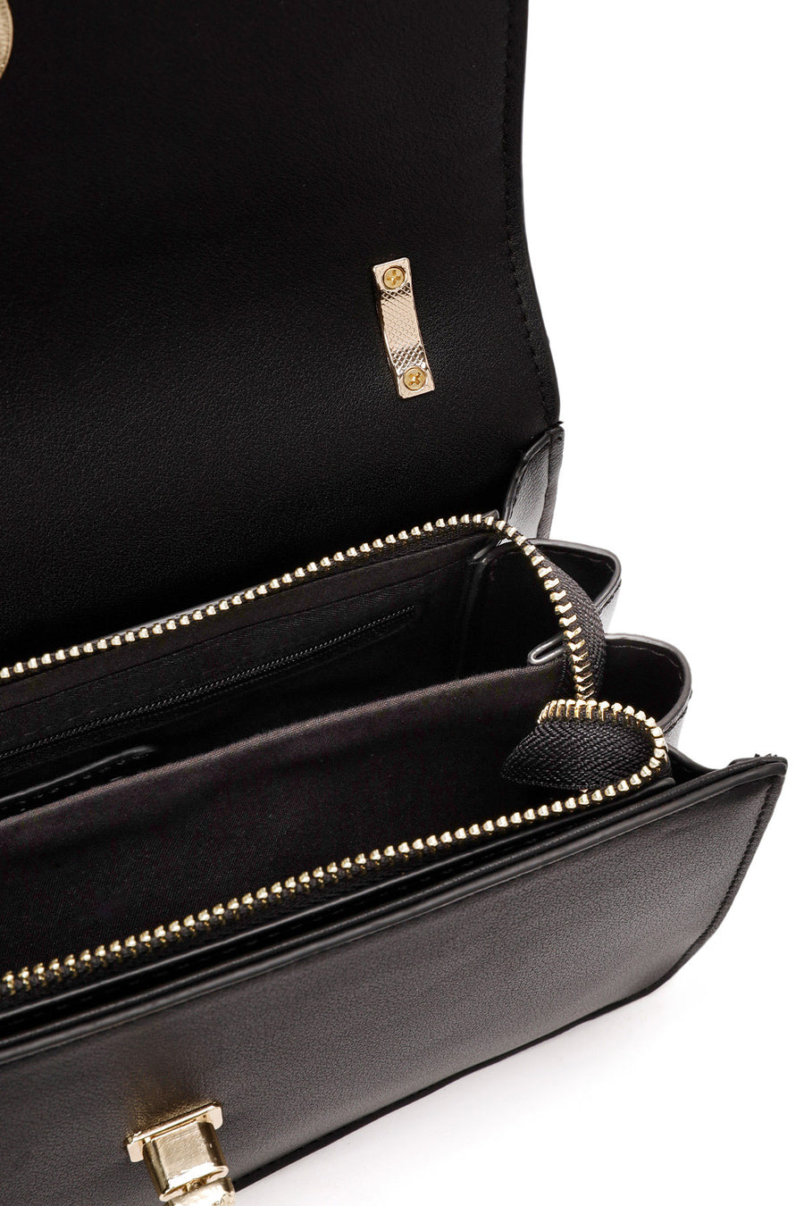 Women's Black Long Chain Strap Shoulder Bag