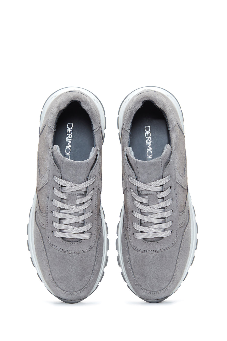 Kadın Antrasit Süet Deri Sneaker