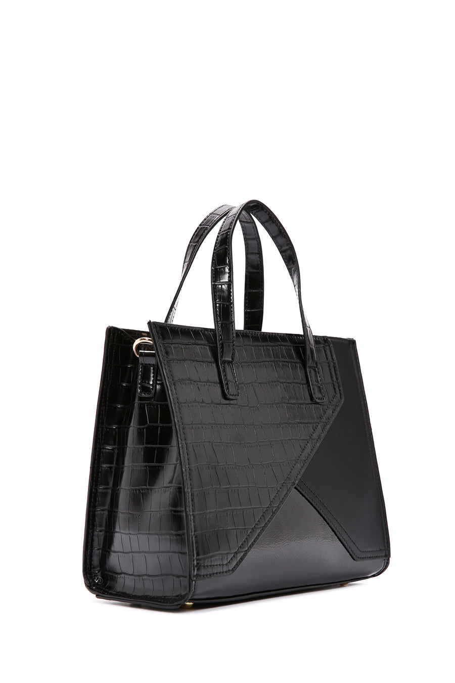 Women's Black Long Strap Shoulder Bag