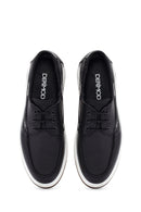 Men's Black Leather Casual Shoes | Derimod