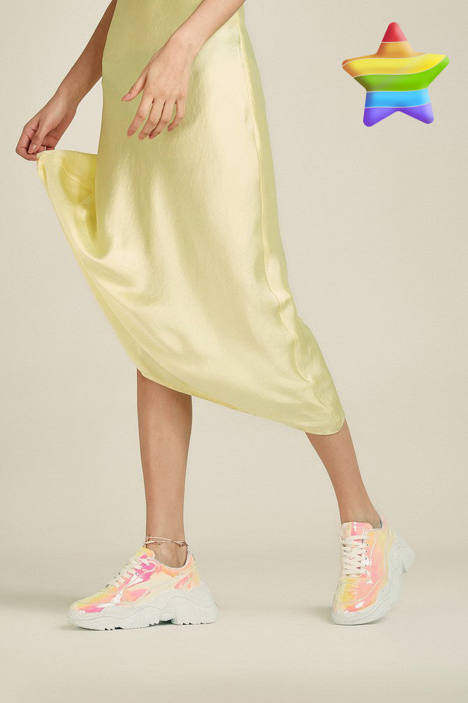 Women's High-Sole Sneaker 19SFE120514 | Derimod