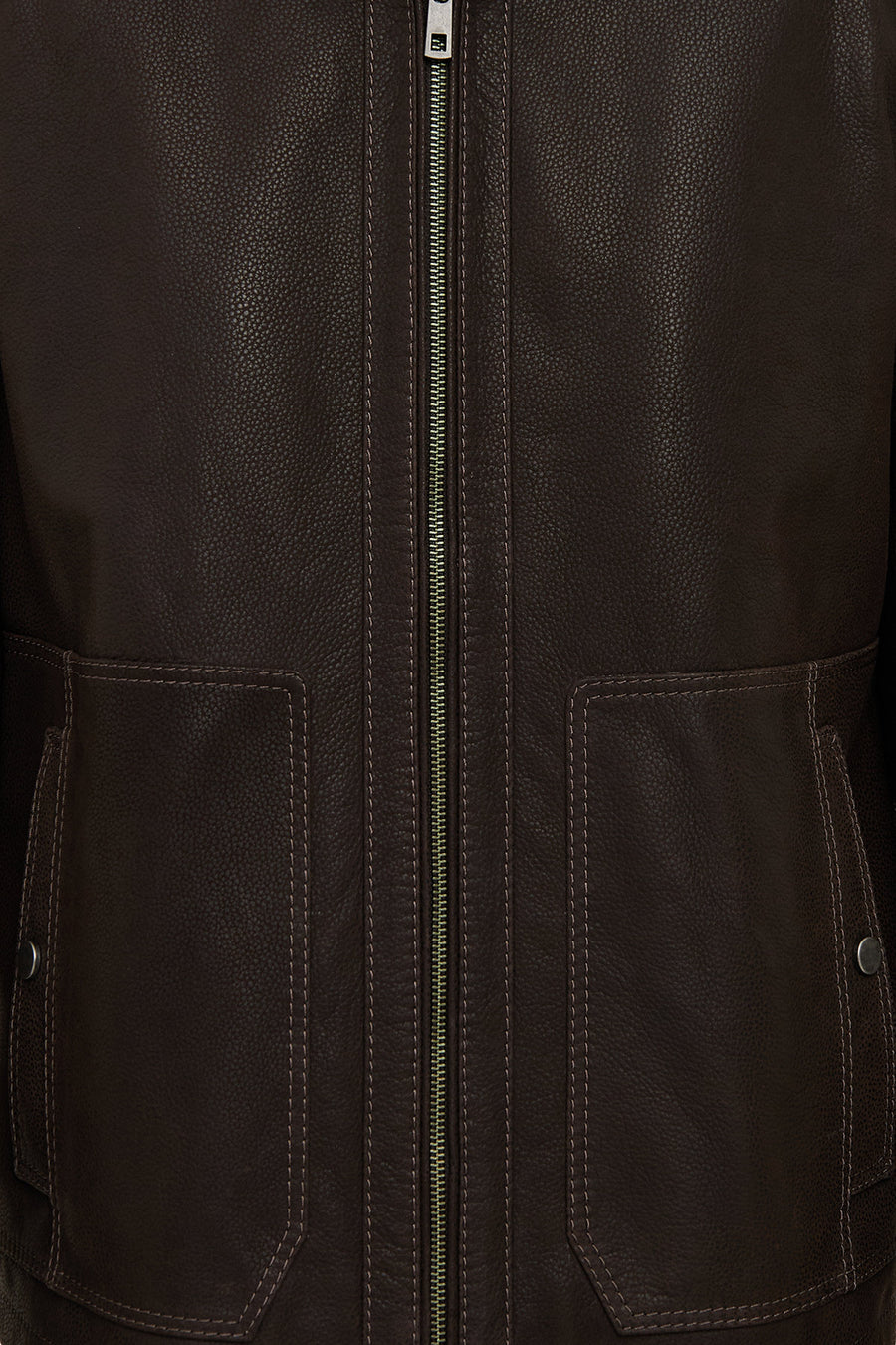 Costa Men's Brown Leather Jacket