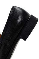 Men's Black Leather Loafer | Derimod