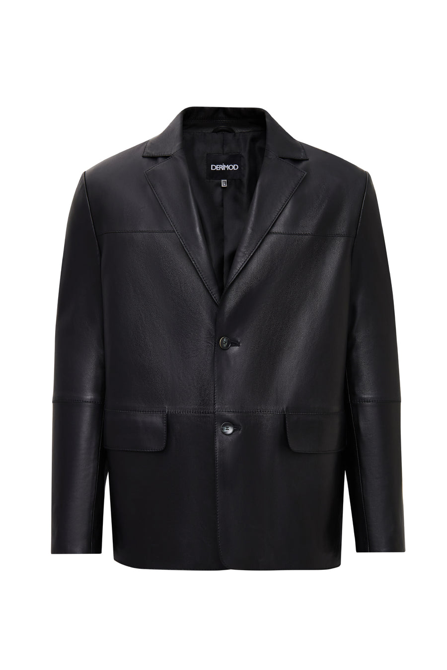 Rodrygo Men's Black Blazer Leather Jacket