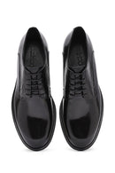 Men's Black Laced Leather Classic Shoes | Derimod