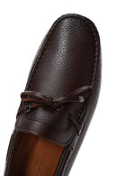 Men's Brown Leather Casual Loafer | Derimod