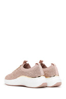 Women's Beige Stone Thick Soled Sneaker | Derimod