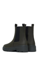 Women's Khaki Chelsea Boots | Derimod