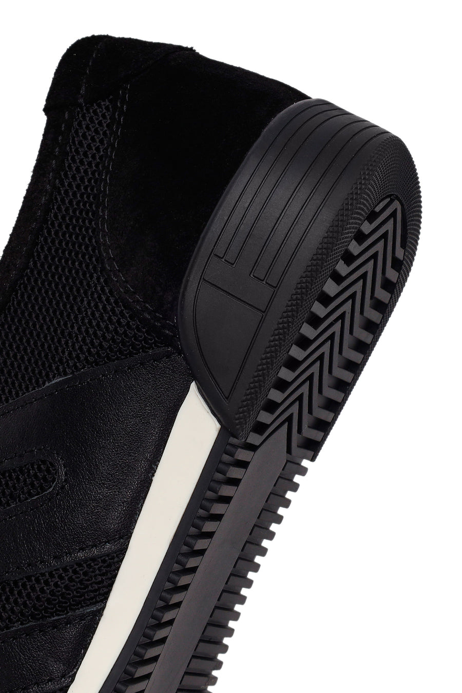 Kadın Siyah Bağcıklı Deri Sneaker