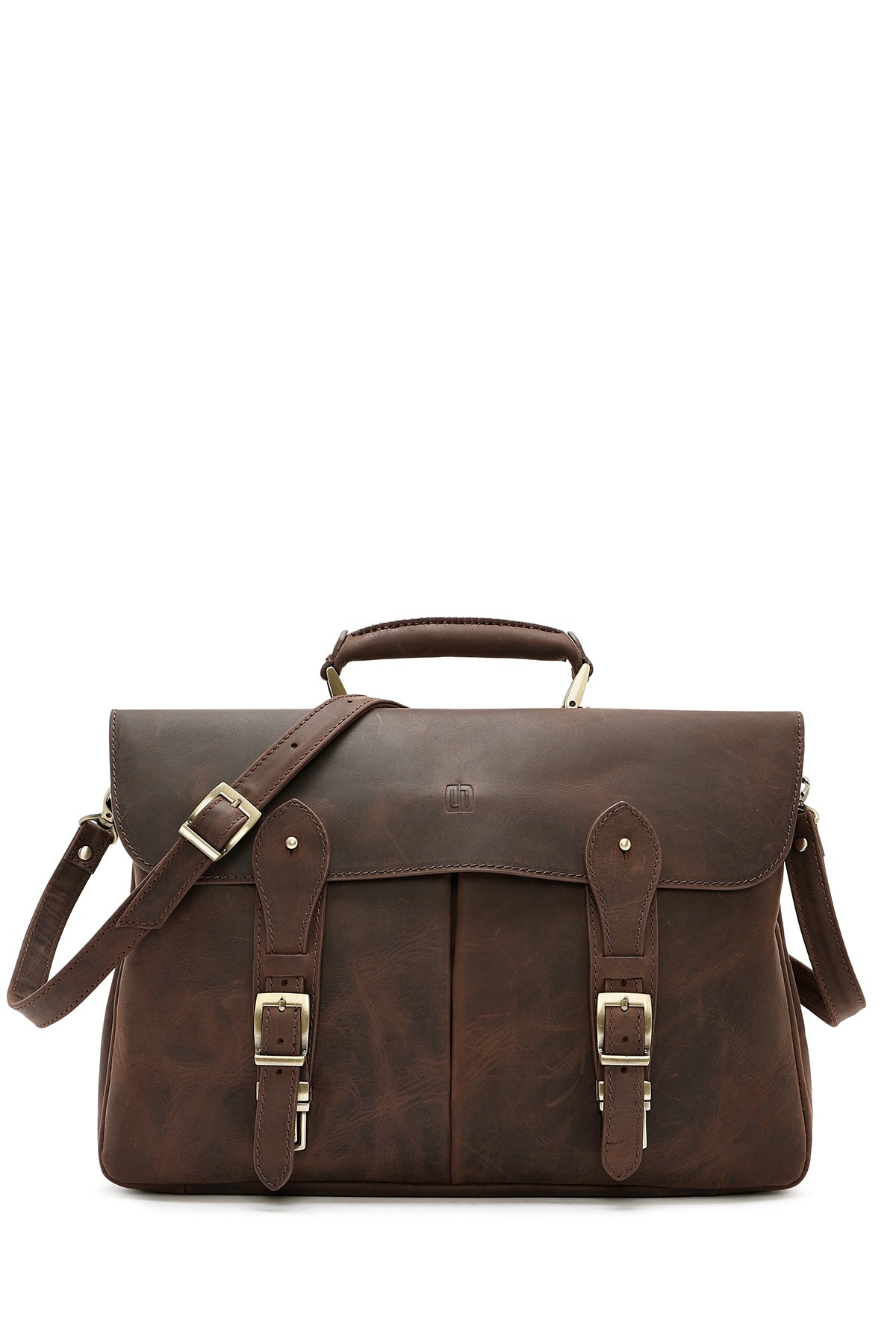 Men's Brown Leather Briefcase 24WBD3611CR | Derimod