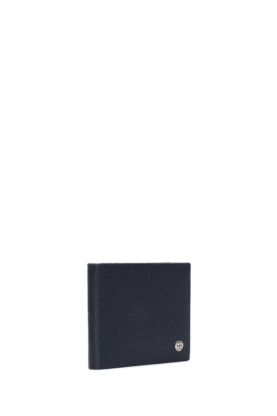 Men's Navy Blue Leather Wallet