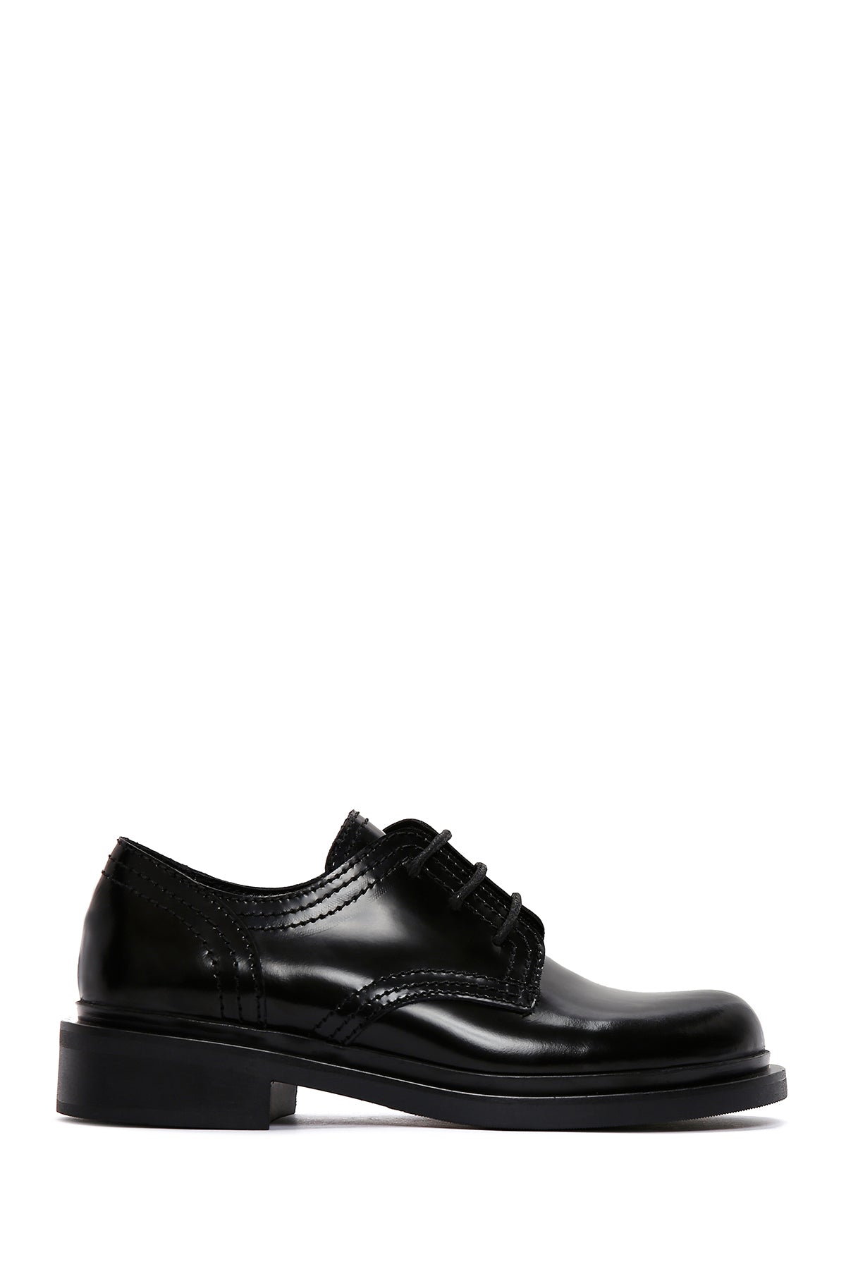 Women's Black Patent Leather Oxford Shoes 23WFD185522 | Derimod