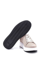 Erkek Gri Nubuk Deri Sneaker | Derimod
