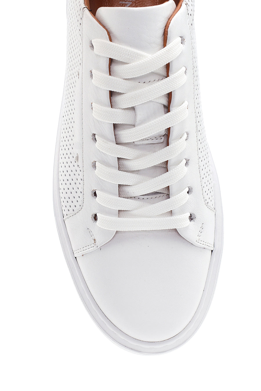 Erkek Deri Delikli Sneaker