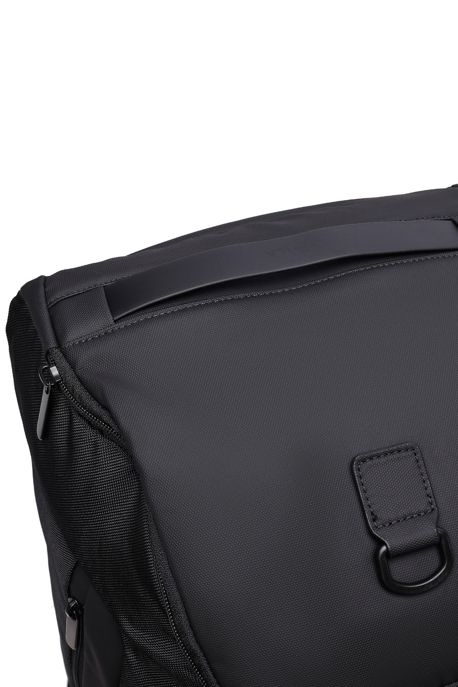 Men's Black Fabric Travel Bag