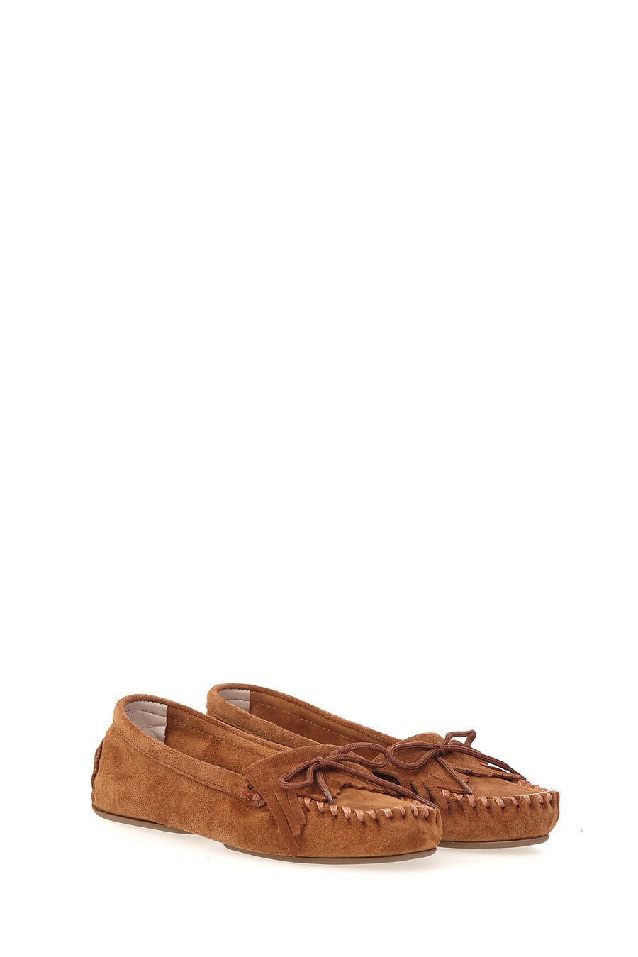 Süet Taba Kadın Deri Loafer