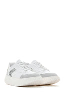 Women's White Thick Soled Sneaker | Derimod